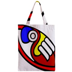 Pedernal Art Circle Sign Zipper Classic Tote Bag by Mariart