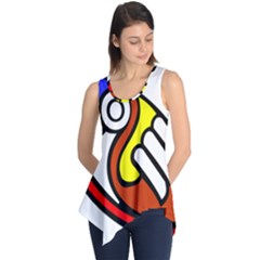 Pedernal Art Circle Sign Sleeveless Tunic by Mariart