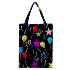 Party Pattern Star Balloon Candle Happy Classic Tote Bag by Mariart