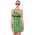 Rainbows Rain In The Golden Mangrove Forest One Soulder Bodycon Dress View1