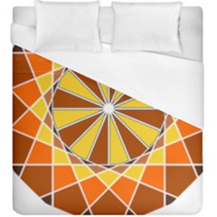 Ornaments Art Line Circle Duvet Cover (king Size) by Mariart