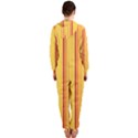 Red Orange Lines Back Yellow Hooded Jumpsuit (Ladies)  View2