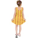 Red Orange Lines Back Yellow Kids  Sleeveless Dress View2