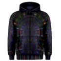 Psychic Color Circle Abstract Dark Rainbow Pattern Wallpaper Men s Zipper Hoodie View1