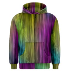 Rainbow Bubble Curtains Motion Background Space Men s Zipper Hoodie