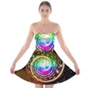 Space Star Planet Light Galaxy Moon Strapless Bra Top Dress View1