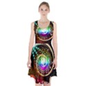 Space Star Planet Light Galaxy Moon Racerback Midi Dress View1