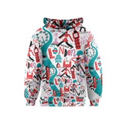 London Illustration City Kids  Pullover Hoodie by Mariart