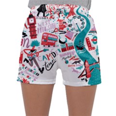 London Illustration City Sleepwear Shorts