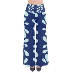 Star Flower Floral Blue Beauty Polka Pants