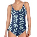 Star Flower Floral Blue Beauty Polka Tankini Set View1