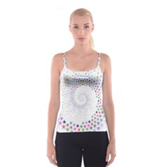 Prismatic Stars Whirlpool Circlr Rainbow Spaghetti Strap Top