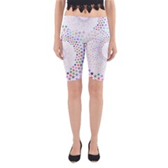 Prismatic Stars Whirlpool Circlr Rainbow Yoga Cropped Leggings