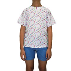 Star Rainboe Beauty Space Kids  Short Sleeve Swimwear by Mariart