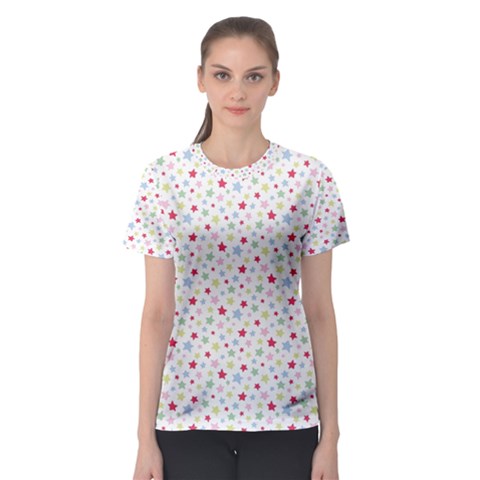 Star Rainboe Beauty Space Women s Sport Mesh Tee by Mariart