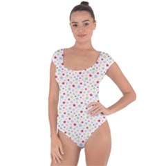 Star Rainboe Beauty Space Short Sleeve Leotard  by Mariart