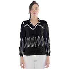 Style Line Amount Wave Chevron Wind Breaker (women) by Mariart