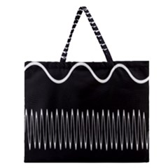 Style Line Amount Wave Chevron Zipper Large Tote Bag by Mariart