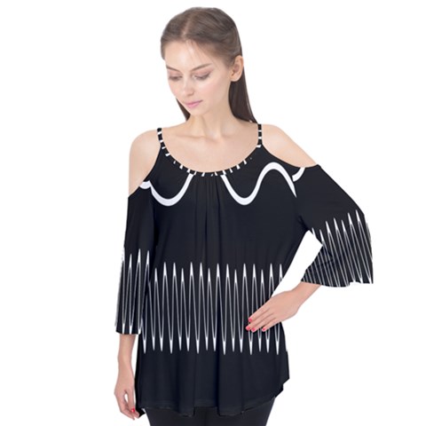 Style Line Amount Wave Chevron Flutter Tees by Mariart