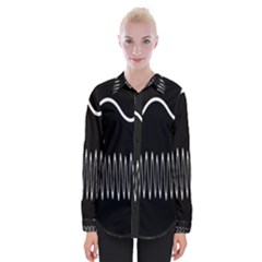 Style Line Amount Wave Chevron Womens Long Sleeve Shirt