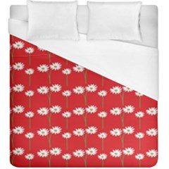 Sunflower Red Star Beauty Flower Floral Duvet Cover (king Size) by Mariart