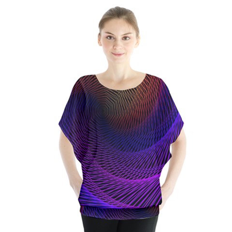 Striped Abstract Wave Background Structural Colorful Texture Line Light Wave Waves Chevron Blouse by Mariart