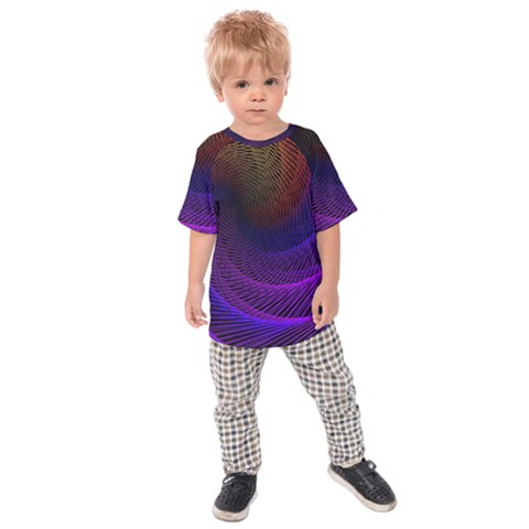 Striped Abstract Wave Background Structural Colorful Texture Line Light Wave Waves Chevron Kids Raglan Tee by Mariart