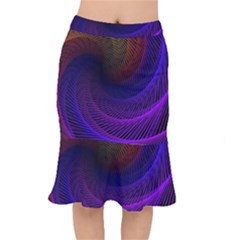 Striped Abstract Wave Background Structural Colorful Texture Line Light Wave Waves Chevron Mermaid Skirt