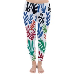 The Wreath Matisse Beauty Rainbow Color Sea Beach Classic Winter Leggings by Mariart