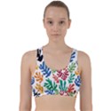 The Wreath Matisse Beauty Rainbow Color Sea Beach Back Weave Sports Bra View1