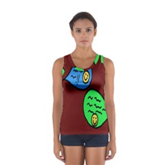 Version Colors Transparent Elements Emoticons Alpha Transparency Sport Tank Top  by Mariart