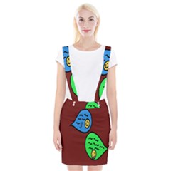 Version Colors Transparent Elements Emoticons Alpha Transparency Braces Suspender Skirt by Mariart