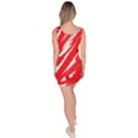 Valentines Day Heart Modern Red Polka Bodycon Dress View4