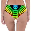 Twisted Motion Rainbow Colors Line Wave Chevron Waves Reversible Classic Bikini Bottoms View2