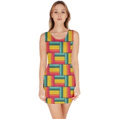 Soft Spheres Pattern Bodycon Dress by linceazul