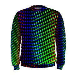 Digitally Created Halftone Dots Abstract Background Design Men s Sweatshirt by Nexatart