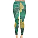 Yellow Flowers At Nature Leggings  View1