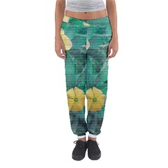 Yellow Flowers At Nature Women s Jogger Sweatpants by dflcprints