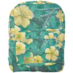 Yellow Flowers At Nature Full Print Backpack