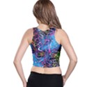 Background Chaos Mess Colorful Racer Back Crop Top View2