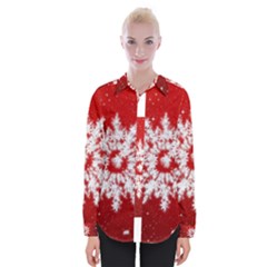 Background Christmas Star Womens Long Sleeve Shirt