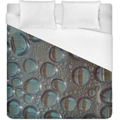 Drop Of Water Condensation Fractal Duvet Cover (king Size) by Nexatart