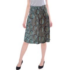 Drop Of Water Condensation Fractal Midi Beach Skirt by Nexatart