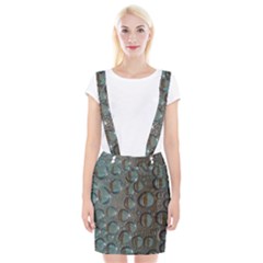 Drop Of Water Condensation Fractal Braces Suspender Skirt by Nexatart