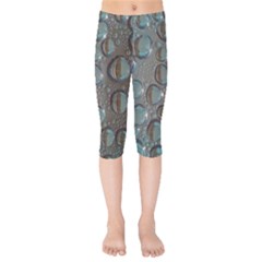 Drop Of Water Condensation Fractal Kids  Capri Leggings 