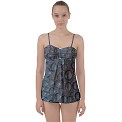 Drop Of Water Condensation Fractal Babydoll Tankini Set by Nexatart