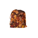 Fall Foliage Autumn Leaves October Drawstring Pouches (Small)  View2