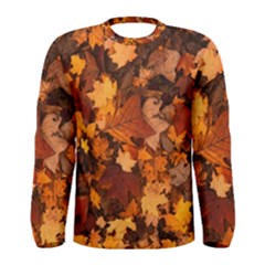 Fall Foliage Autumn Leaves October Men s Long Sleeve Tee by Nexatart