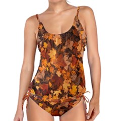 Fall Foliage Autumn Leaves October Tankini Set