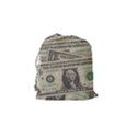 Dollar Currency Money Us Dollar Drawstring Pouches (Small)  View2